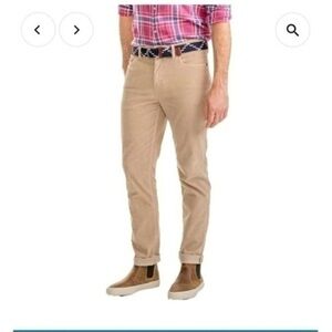 Pine Island Corduroy Pant in Sandstone Khaki by Southern Tide size 36x32